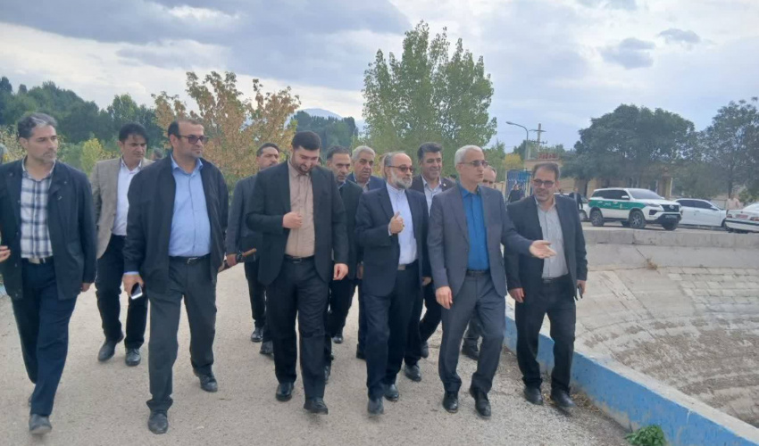 بازدید میدانی دادستان اردبیل از تصفیه‌خانه «بارزیل»؛ تأکید بر توقف آبیاری نامتعارف محصولات کشاورزی