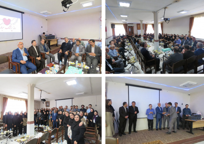 مراسم تجلیل از پزشکان مرکز بهداشت شهرستان اردبیل بمناسبت روز پزشک با حضور معاون بهداشت دانشگاه