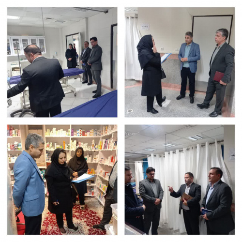 بازدید کارشناسان بازرسی وزارت بهداشت از  مراکز خدمات جامع سلامت شهرستان نیر