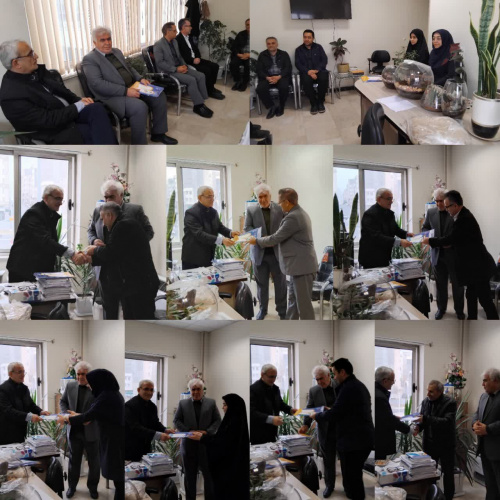 تجلیل از کارکنان واحد امور مالی معاونت بهداشت دانشگاه علوم پزشکی اردبیل به مناسبت روز حسابدار