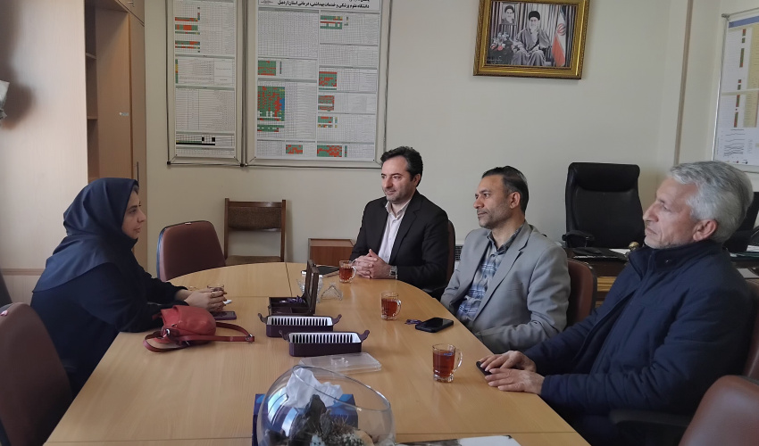برگزاری جلسه هماهنگی بهداشت محیط با حضور نماینده وزارت بهداشت و معاون فنی مرکز بهداشت استان اردبیل