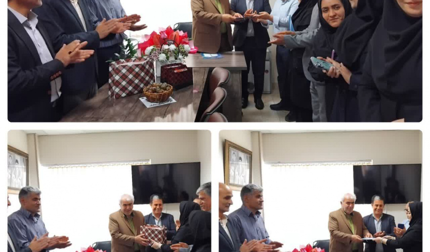 تجلیل از کارکنان واحد امور آزمایشگاه معاونت بهداشت دانشگاه علوم پزشکی اردبیل به مناسبت روز آزمایشگاه
