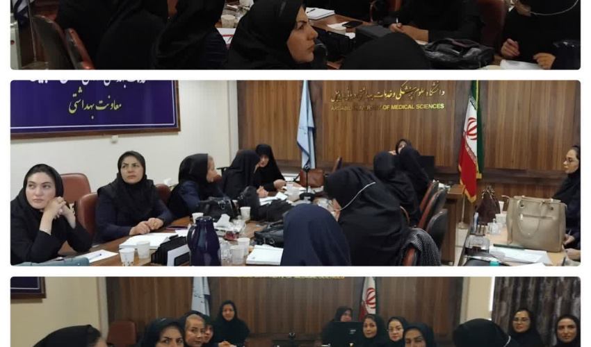 برگزاری نخستین جلسه هماهنگی برنامه سلامت مادران در معاونت بهداشت دانشگاه علوم پزشکی اردبیل