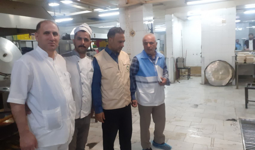 بازرسی شبانه از وضعیت بهداشت محیط بیمارستان امام خمینی(ره) اردبیل